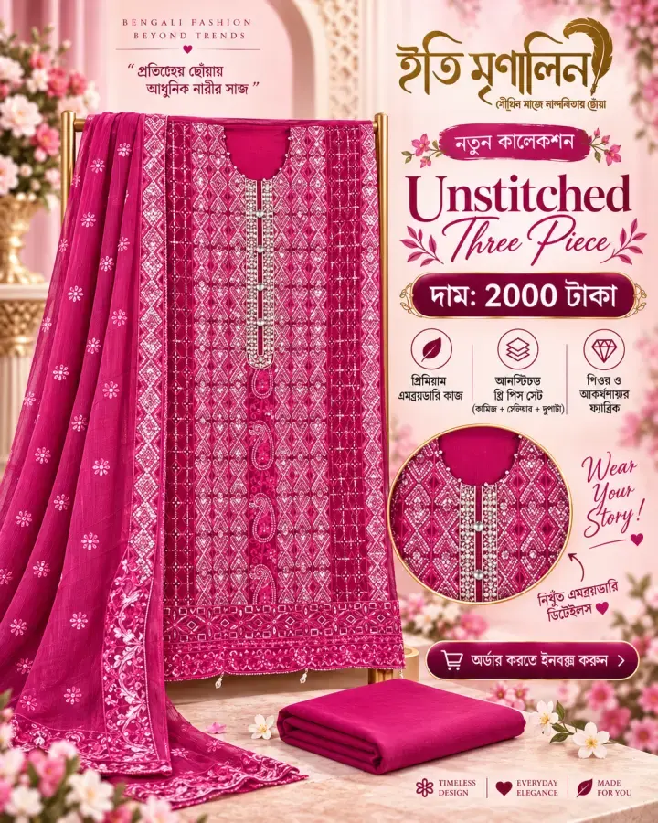 Unstitched-Dress-001 — ছবি 7