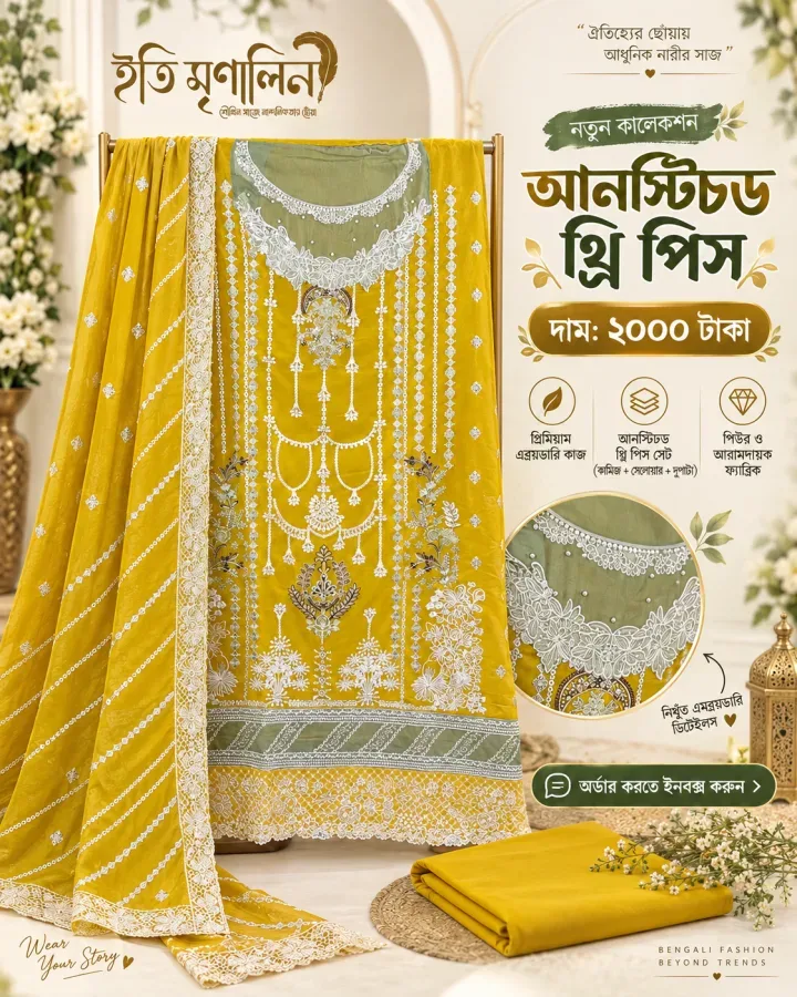 Unstitched-Dress-002 — ছবি 3